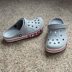 CROCS Gray and Pink